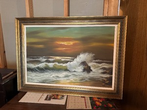 lot 20 image: Large Oil Painting