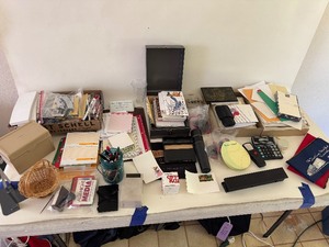 lot 29 image: Vintage Office Items