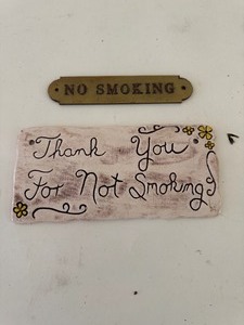 lot 31 image: No Smoking Signs