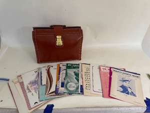 lot 35 image: Vintage Business Case & Sheet Music