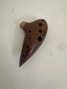 lot 45 image: Rare Wooden Ocarina