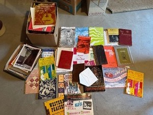 lot 53 image: LARGE Lot of Vintage Sheet Music