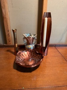 lot 80 image: Vintage Copper, Brass, & More