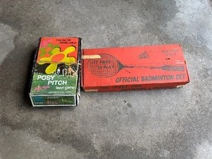 lot 127 image: Posy Pitch Family Fun Lawn Game & JC Higgins Badminton Set