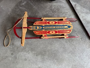lot 128 image: Vintage Royal Racer Sled
