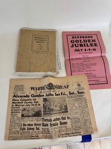 lot 64 image: Newspaper & Book