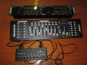 lot 32 image: DMX512 Computer Lamp Table Controll...