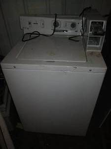 lot 61 image: Commercial coin operated washing ma...