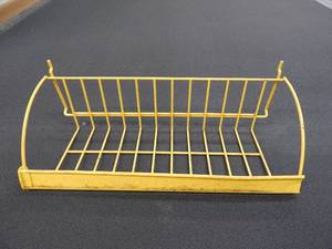 lot 106 image: Gridwall Retail Shelf Basket - Yellow