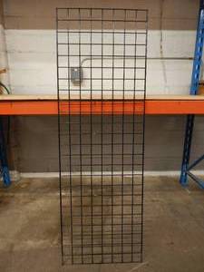 lot 35 image: Set of 2 Gridwall Panels - 2x6 - Black