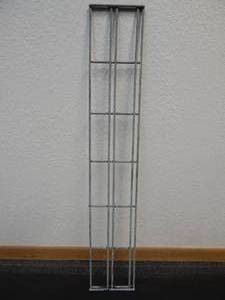 Gray and White Small Gridwall Panels - 5.5" x 36"