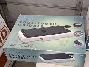 lot 573 image: Toastmaster Cool-Touch Electric Griddle (in original packaging)