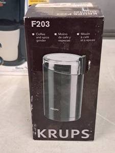 lot 578 image: Krups Coffee and Spice Grinder F203 (in original packaging)