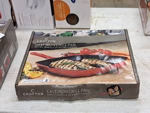 lot 594 image: Crofton Cast Iron Grill Pan