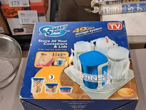 lot 606 image: Smart Spin Storage System 49-piece (in original packaging)