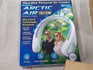 lot 691 image: Artic Air Wearable Personal Air Cooler (in original packaging)