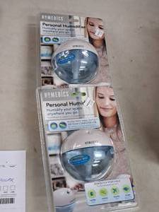 lot 646 image: Lot of (2) HoMedics Personal Humidifier (in original packaging)