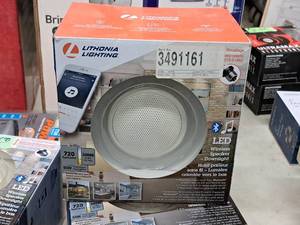 lot 567 image: Lithonia Lighting LED Wireless Speaker Downlight  720 Lumens  3000K Soft White  65W (equiv) (in original packaging)