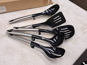 lot 705 image: Lot of (5) Kitchen HQ Kitchen Utensils - Ladels, Spatulas (in original packaging)