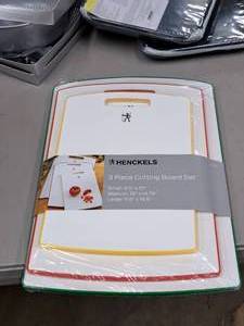 lot 748 image: Henckels Cutting Board Set 3-piece