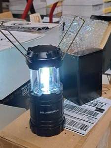 lot 760 image: Lot of (8) Bell & Howell 4-12 Table Lanterns (in original packaging)