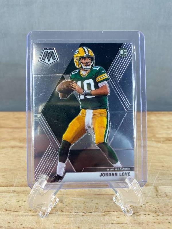 lot 244C image: 2020 Panini Mosaic Jordan Love RC #211 T