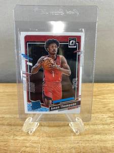 lot 41D image: Amen Thompson 2023 Panini Rated Rookie Basketball Card No. 229 J