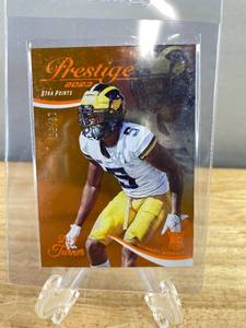 lot 238 image: 2023 Prestige Numbered 50 DJ Turner Rookie Card - Cincinnati Bengals J