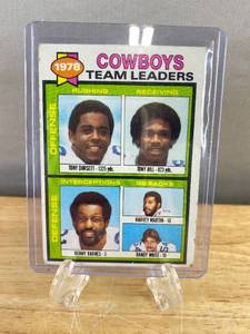 lot 247 image: 1979 Topps Cowboys Team Leaders Football Card J