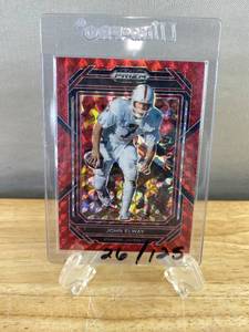 lot 251 image: Limited Edition John Elway Prizm Football Card 026125 J
