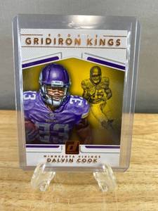 lot 253 image: 2017 Panini Gridiron Kings Rookie Card - Dalvin Cook J