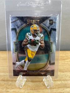 lot 254 image: 2022 Panini Select Football Romeo Doubs Rookie Card J