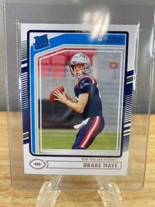 lot 80 image: 2024 Panini Donruss Drake Maye Rated Rookie Donruss Football Card J