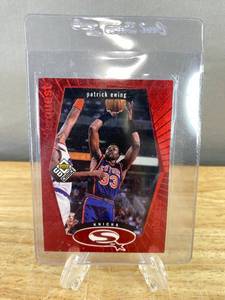 lot 256 image: Patrick Ewing Upper Deck Basketball Trading Card J