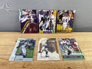 lot 119 image: Collection of 6 Randy Moss Football Trading Cards - Vikings J