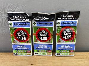 lot 25 image: 3 Brand New 2022 Panini Chronicles Draft Picks Value Packs - 15 Cards per Pack N