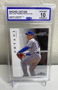 lot 8 image: Shohei Ohtani 2023 Leaf Premier Edition #L08 GEM MINT 10 Card M