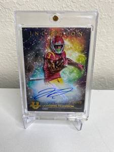 lot 31 image: Jordan Addison Topps Inception Primordial Prospect Autograph Card Numbered 5399 M