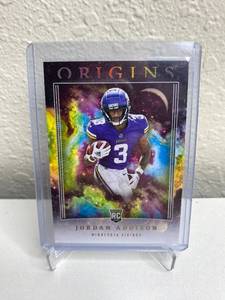 lot 334 image: 2023 Panini Origins Jordan Addison Rookie Card - Minnesota Vikings M