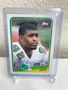 lot 337 image: Reggie White 1988 Topps All-Pro NFL Eagles Football Card # M