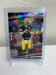 lot 341 image: Brett Favre- 2022 Panini Prestige Stars Parallel Football Card - NFL Green Bay Packers M