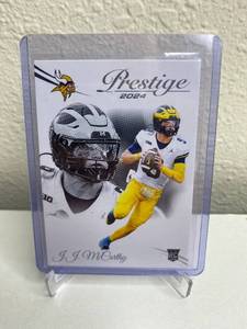 lot 346 image: 2024 NFL Prestige J.J. McCarthy Rookie Card #311 M