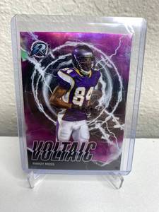 lot 347 image: Randy Moss 2024 Topps Voltaic Football Trading Card #RV-23 M