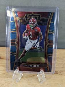 lot 94D image: 2023 Panini Select Jahmyr Gibbs Crimson Tide Rookie Card - Detroit Lions T