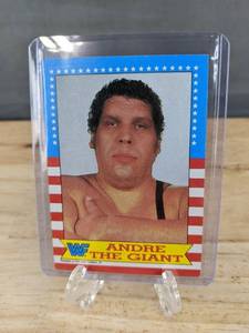 lot 44A image: 1987 Topps Andre the Giant WWF Wrestling Stars Trading Card T