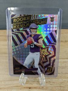 lot 95D image: 2024 Panini Donruss Football J.J. McCarthy Rookie Revolution Card T