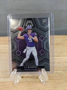 lot 22D image: 2024 Panini Mosiac J.J. McCarthy Minnesota Vikings Rookie Card T