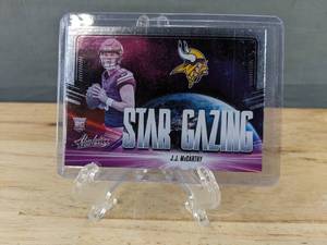 lot 62D image: 2024 Panini Absolute J.J. McCarthy Star Gazing Rookie Football Card T