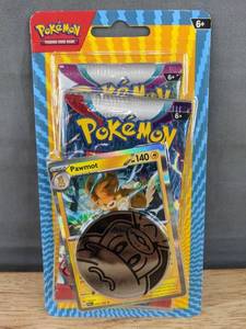 lot 47A image: Brand New Pokemon Trading Card Game Pack with Pawmot Coin and Card T