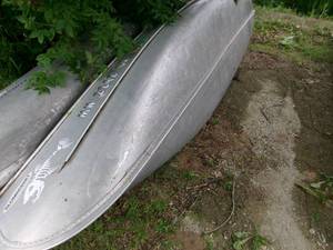 lot 19 image: 1975 Alumacraft Flatback Canoe 14